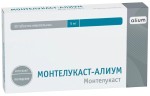 Монтелукаст-Алиум, таблетки жевательные 5 мг 30 шт